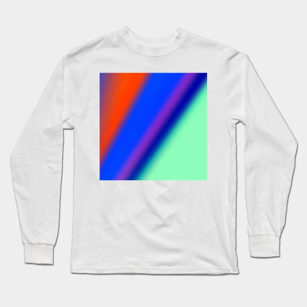 red blue green abstract texture background Long Sleeve T-Shirt by Artistic_st